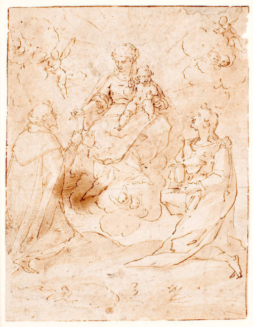 The Madonna and Child with Saint John and Another Saint