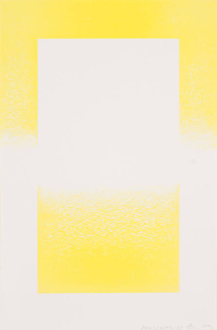 Yellow Reversed, from Art in America Graphics 70