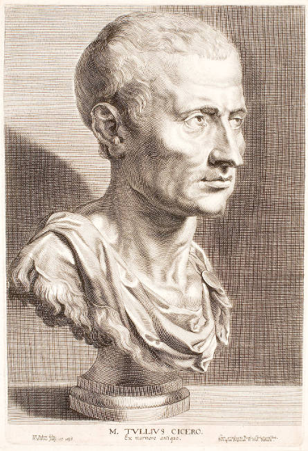So-Called Cicero, plate 8 from Twelve Famous Greek and Roman Men, after Peter Paul Rubens, after The Antique