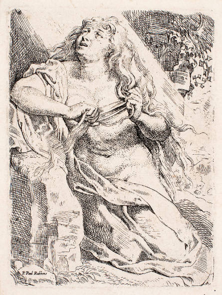 The Penitent Magdalen, after Peter Paul Rubens