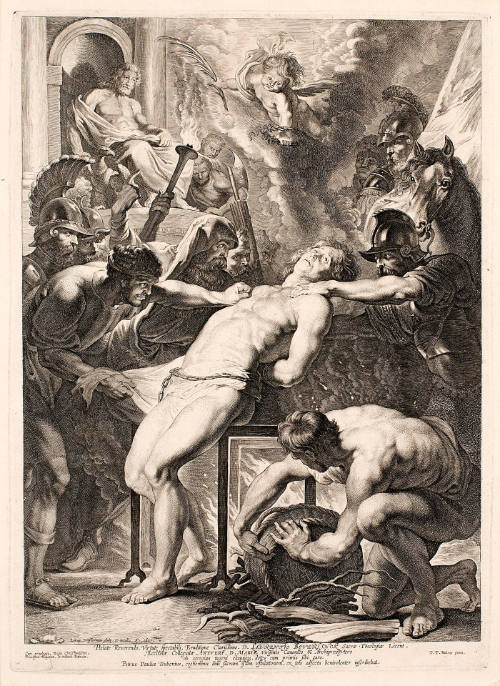 Martyrdom of Saint Lawrence, after Peter Paul Rubens