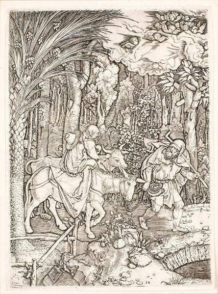 The Flight into Egypt, from The Life of the Virgin, after Albrecht Dürer