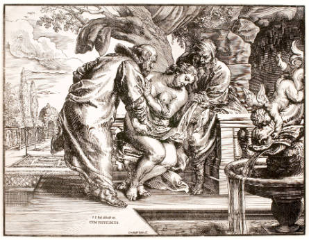 Susanna and the Elders, after Peter Paul Rubens