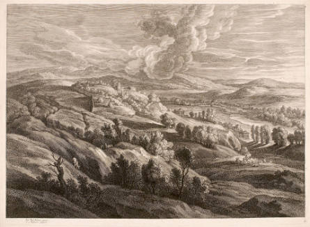 Plate 6 from The Set of the Small Landscapes,  after Peter Paul Rubens
