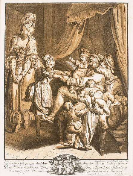 Father with His Children, after Johann Eleazar Schenau