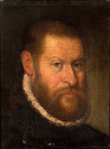 Head of a Man, bust length, in a white ruff