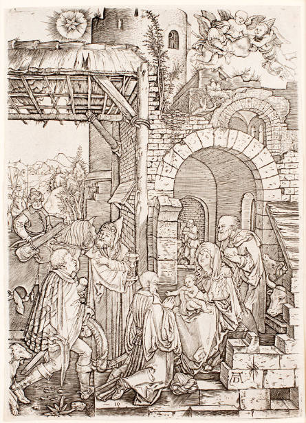 Adoration of the Magi, from The Life of the Virgin, after Albrecht Dürer