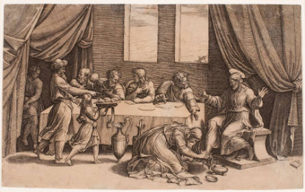 Christ in the House of Simon the Pharisee, after Raphael