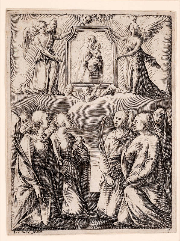L’Adoration de la Ste. Vierge [The Adoration of the Holy Virgin], from Les Tableaux de Rome [The Paintings of Rome]