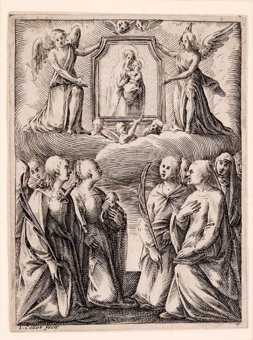 L’Adoration de la Ste. Vierge [The Adoration of the Holy Virgin], from Les Tableaux de Rome [The Paintings of Rome]