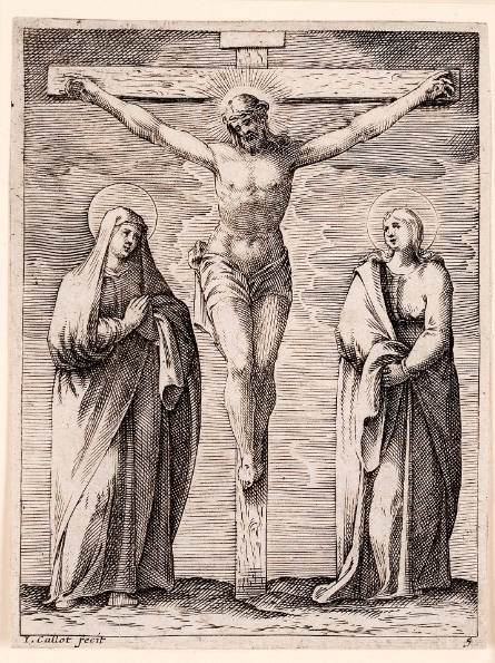 La Ste. Vierge et St. Jean au pied de la croix [The Holy Virgin and St. John at the Foot of the Cross], from Les Tableaux de Rome [The Paintings of Rome]