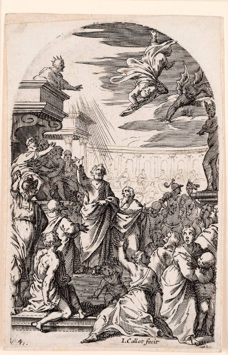 La Chute de Simon Magus [The Fall of Simon Magus], from Les Tableaux de Rome [The Paintings of Rome]