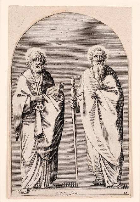 St. Pierre et St. Paul [St. Peter and St. Paul], from Les Tableaux de Rome [The Paintings of Rome]