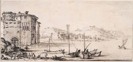 L’Embarquement des marchandises [The Loading of Goods], from Paysages Gravés pour Jean de Médicis [Landscapes Engraved for Giovanni de Medici]