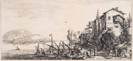Le Petit port [The Small Harbor], from Paysages Gravés pour Jean de Médicis [Landscapes Engraved for Giovanni de Medici]