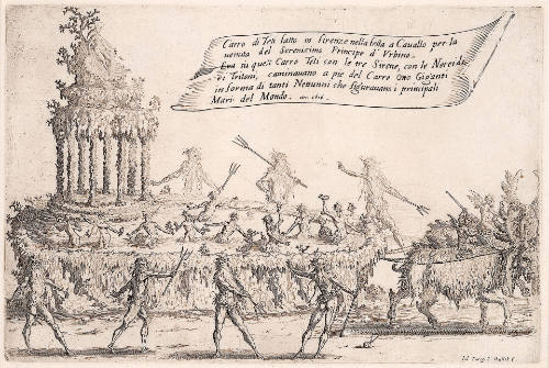 Le Char de Thétis [The Chariot of Thetis], from Guerre de beauté [War of Beauty], after Giulio Parigi