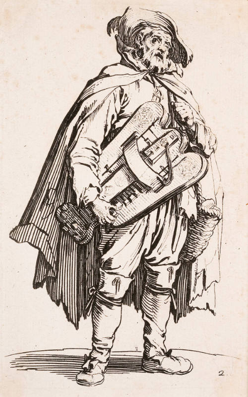 Le Joueur de vielle [Hurdy-Gurdy Player], from Les Gueux [The Beggars]