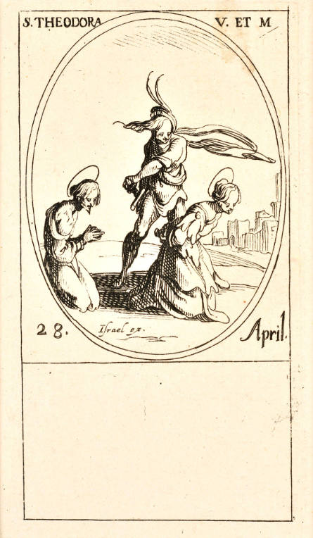 Se. Théodore [St. Theodora], plate 35 from Les Images des saints [Images of Saints]