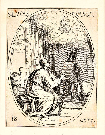 S. Luc [St. Luke], plate 94 from Les Images des saints [Images of Saints]