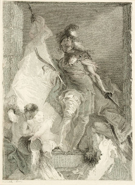 Saint Florian as a Warrior with a Martyr's Palm