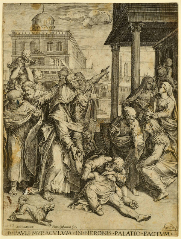 Saint Paul Raising Patroclus, after Antonio Campi