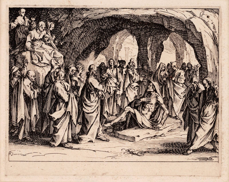 La Résurrection de Lazare [The Resurrection of Lazarus], from Le Nouveau Testament [The New Testament]