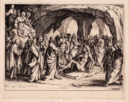 La Résurrection de Lazare [The Resurrection of Lazarus], from Le Nouveau Testament [The New Testament]