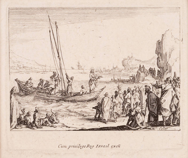 Jésus prêche sur le bord de la mer [Jesus Preaches on the Edge of the Sea], from Le Nouveau Testament [The New Testament]