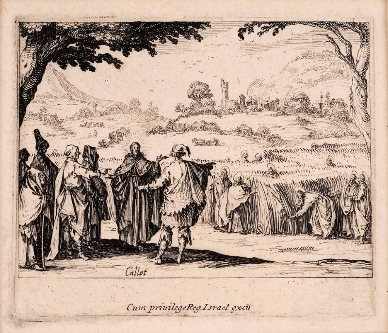 Jésus avec les Pharisiens [Jesus with the Pharisees], from Le Nouveau Testament [The New Testament]