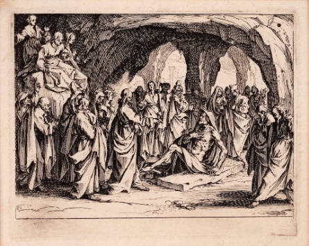 La Résurrection de Lazare [The Resurrection of Lazarus], from Le Nouveau Testament [The New Testament]
