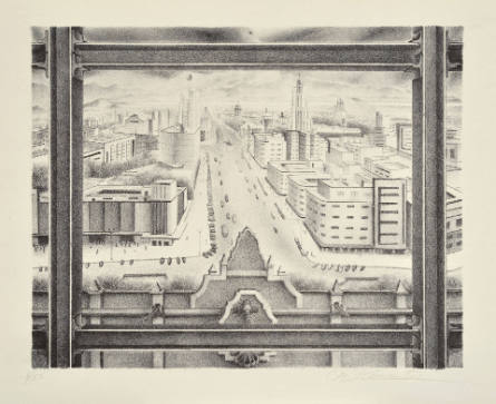 La ciudad de los palacios [The City of Palaces], plate 1 from Arquitectura funcional [Functional Architecture]