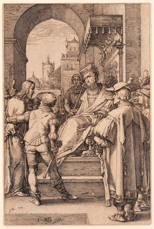 Christ Before Pilate, plate 5 from The Passion