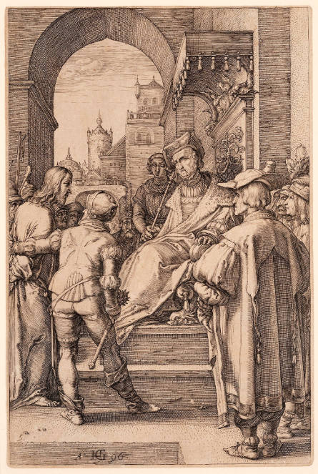 Christ Before Pilate, plate 5 from The Passion