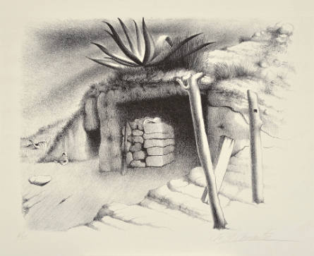 Las cuevas [The Caves], plate 2 from Arquitectura funcional [Functional Architecture]