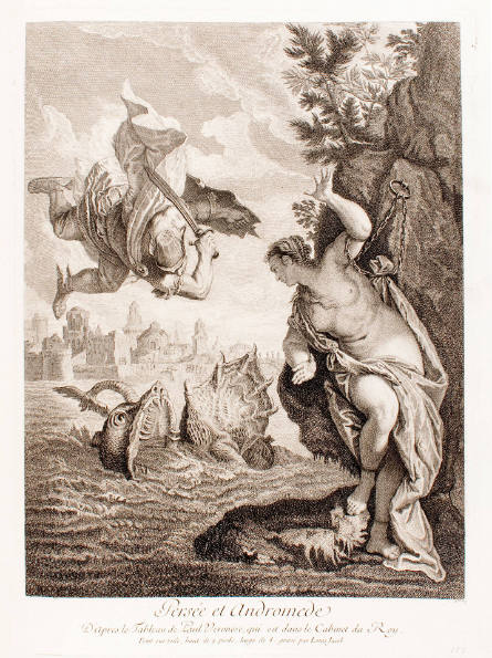 Perseus and Andromeda, after Paolo Veronese, plate 151 from the Recueil d’estampes d’après les plus beaux tableaux et d’après les plus beaux dessins qui sont en France [Collection of Prints after the Most Beautiful Paintings and Drawings in France](the Ca