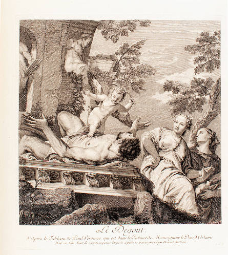 Allegory of Disillusionment, after Paolo Veronese, plate 163 from the Recueil d’estampes d’après les plus beaux tableaux et d’après les plus beaux dessins qui sont en France [Collection of Prints after the Most Beautiful Paintings and Drawings in France](