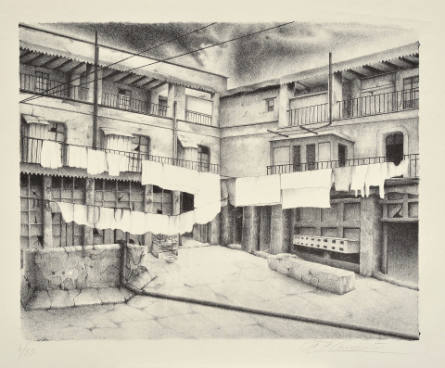 Las vecindades [The Neighborhoods], plate 8 from Arquitectura funcional [Functional Architecture]