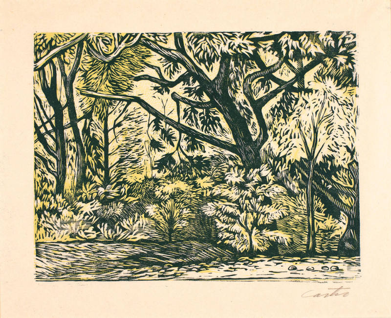 Untitled (wooded scene)