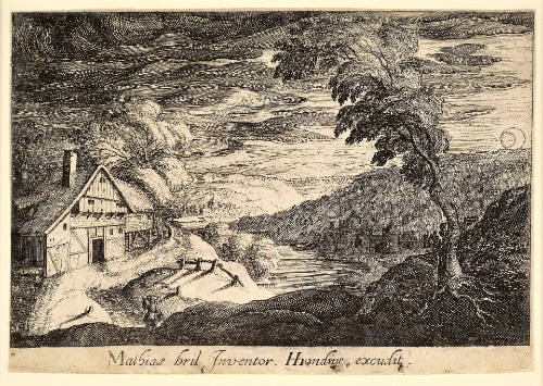 Landscape, from Topographia Variarum Regionum (Various topographical views), after Mathys Bril