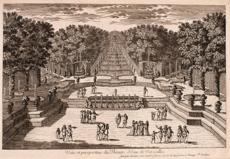 Veue et perspective du Theatre d'Eau de Versailles