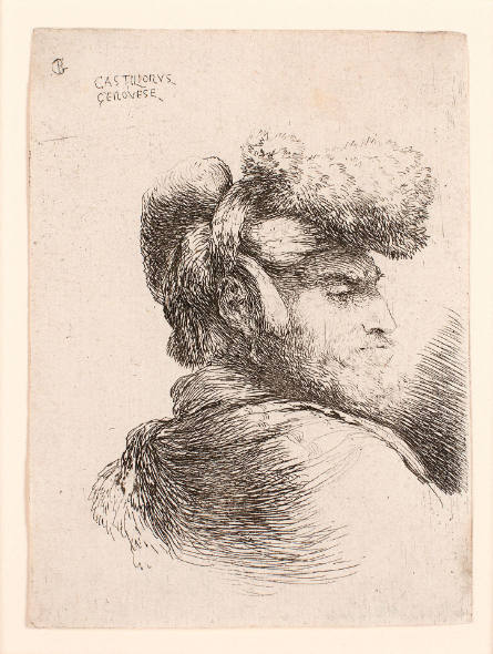 Head of a Man with a Beard, Turned to the Right, from the Small Heads with Oriental Headdresses