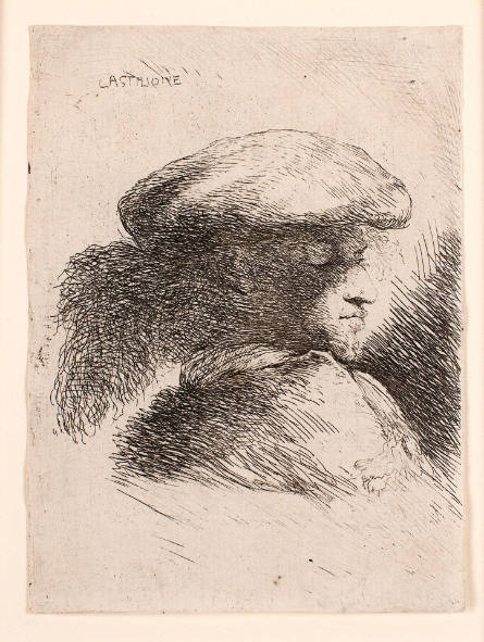 Head of a Young Man Facing to the Right, from the Studies of Heads with Oriental Headdresses