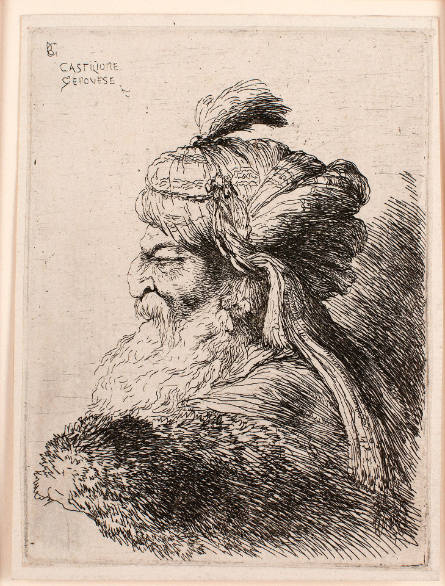 Head of an Old Man Turned to the Left, from the Small Heads with Oriental Headdresses