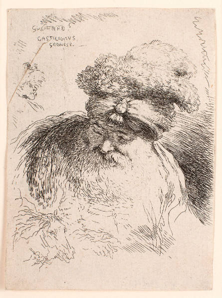 Head of an Old Man with a Beard and Turban, from the Small Heads with Oriental Headdresses