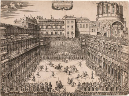 Tournament under Pope Pius IV in the Cortile del Belvedere