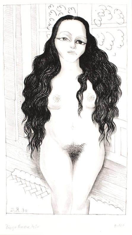 Desnudo de Lola Olmedo [Nude, Lola Olmedo or Nude with Long Hair]