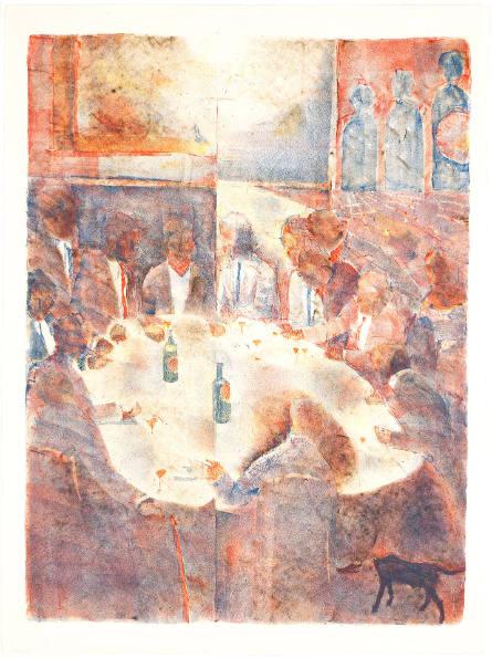 La última cena del General Sandino [The Last Supper of General Sandino], from The Saga of Sandino