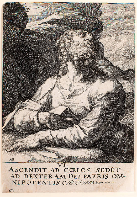 St. Bartholomew, plate 6 from Christ, the Twelve Apostles and Saint Paul