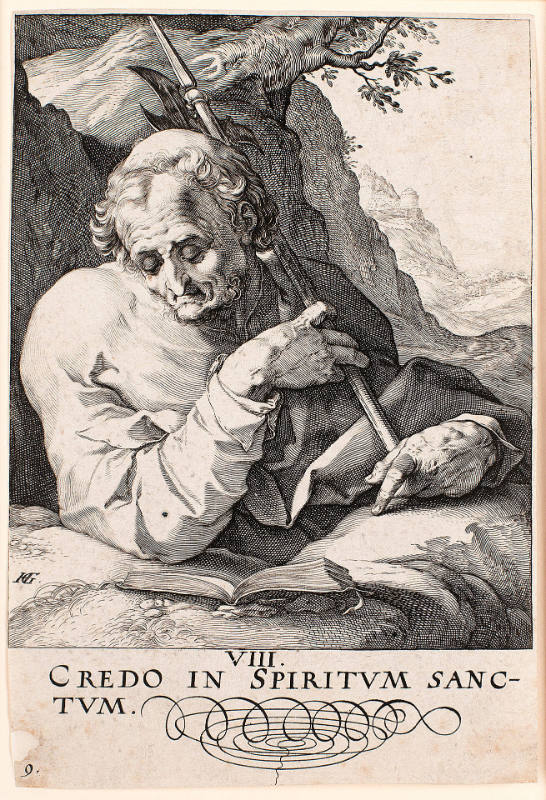 St. Matthew, plate 9 from Christ, the Twelve Apostles and Saint Paul