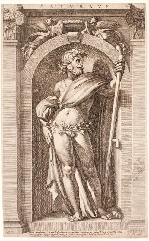 Saturn, plate 1, from Gods of Olympus